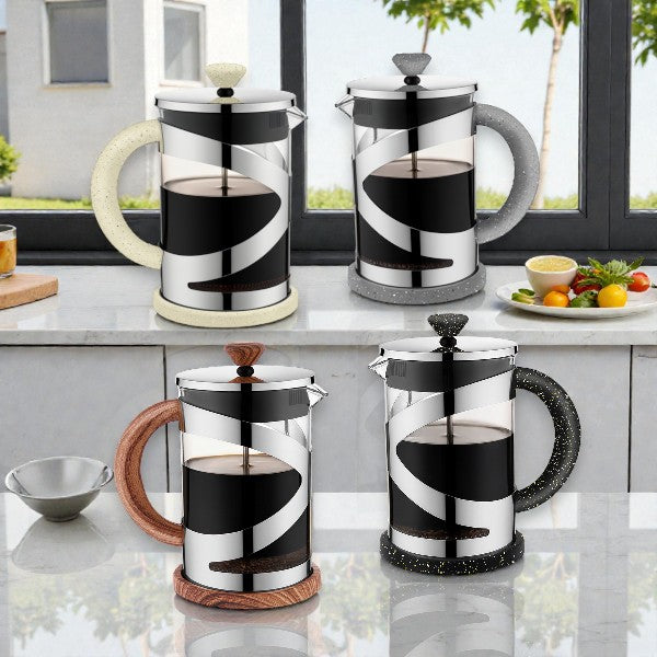 800 ml HR2 French press coffee maker & tea filter infuser