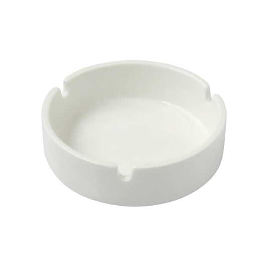 Porcelain round 10cm ashtray