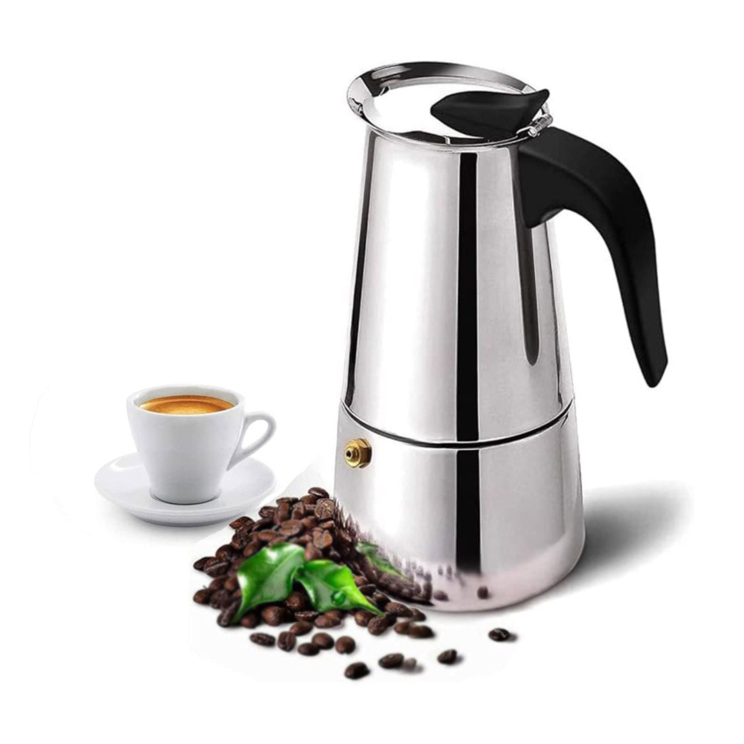 Stainless Steel Moka coffee pot stovetop espresso maker