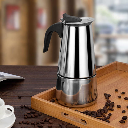 Stainless Steel Moka coffee pot stovetop espresso maker