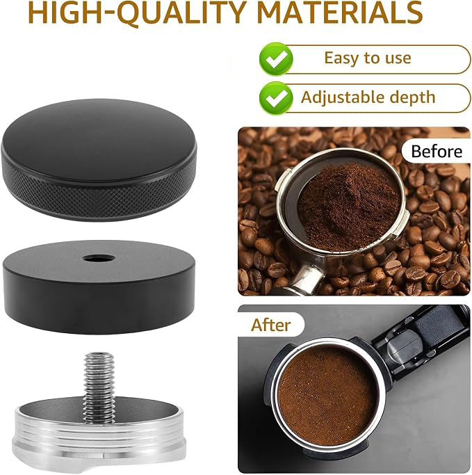 Coffee Distributor Levelling Tool, Four Angled Slopes