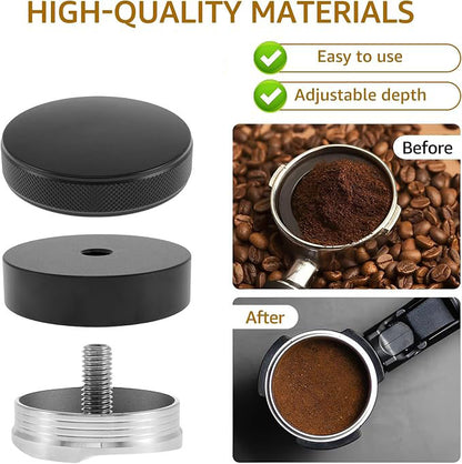 Coffee Distributor Levelling Tool, Four Angled Slopes